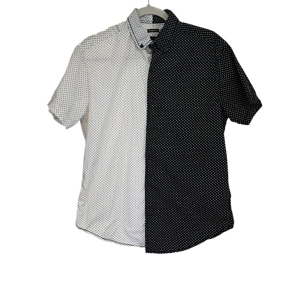 Drill Clothing Slim Fit Short Sleeve Button Down Cotton Shirt, Sz M - Picture 4 of 10